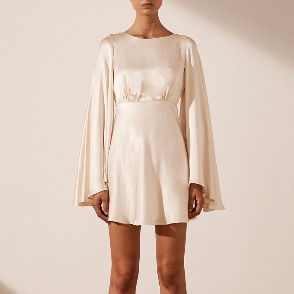 Shona Joy La Lune Backless Mini Dress